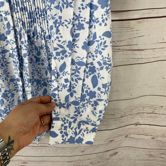 Woman Within Perfect Pintucked Shirt Size 18/20 - Picture 7 of 10